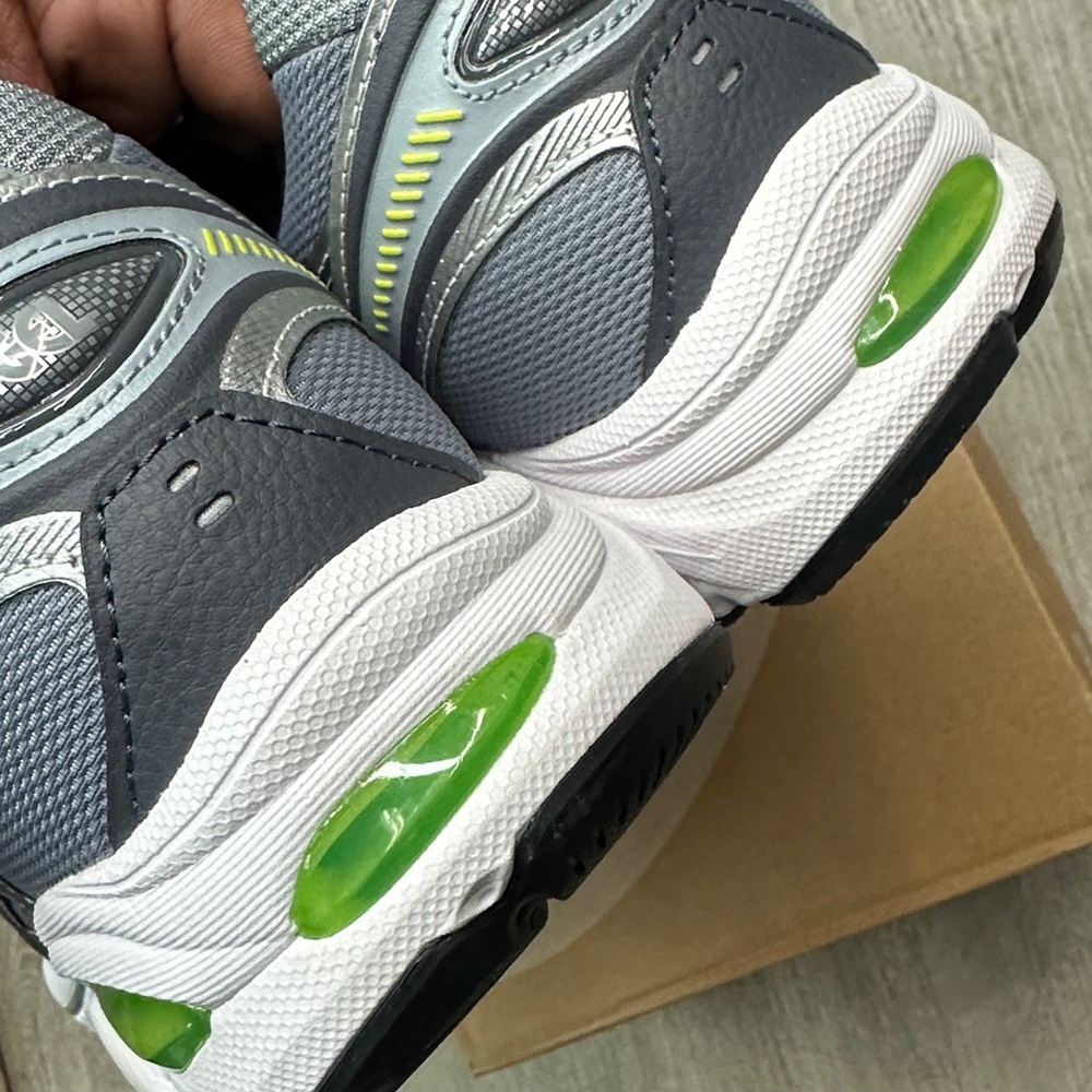 Asics Gray and Lime Athletic Sneakers GT-2160 - Picture 9 of 10
